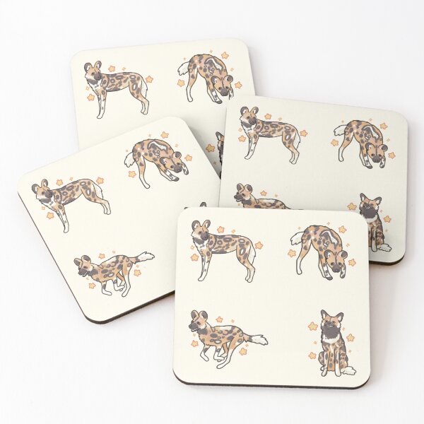 Item preview, African wild dog pack  designed and sold by Artofmayara.