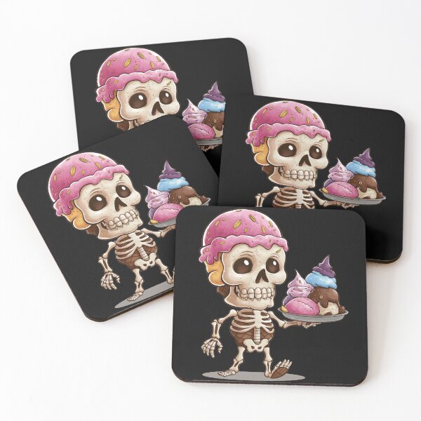 Item preview, Skeleton caricature of ice cream designed and sold by MRFEZOO2030.