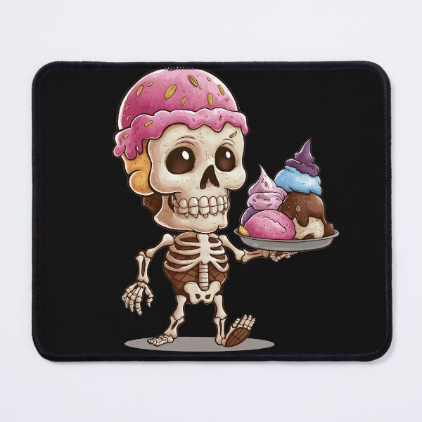 Item preview, Skeleton caricature of ice cream designed and sold by MRFEZOO2030.