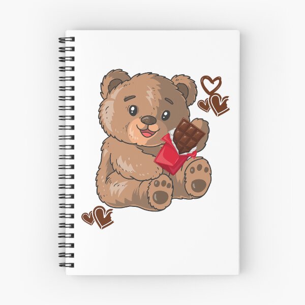 Item preview, Cute Teddy eating Chocolate  designed and sold by Annjayy.