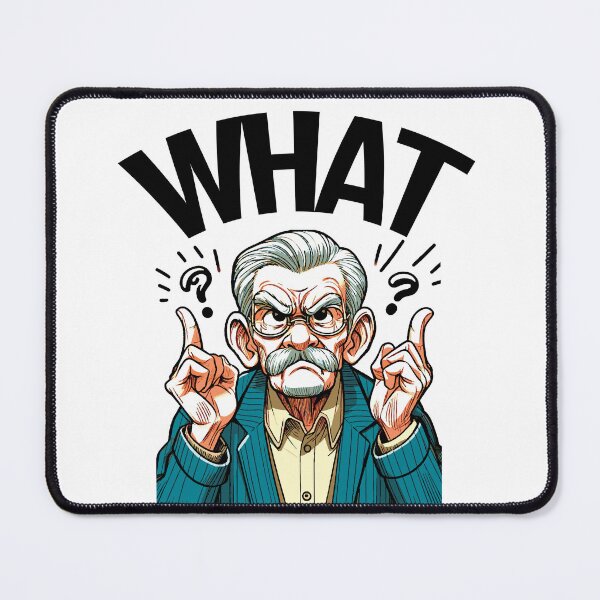 Item preview, Grumpy Old Man Cartoon Illustration comic style designed and sold by HAFIZ-DP.
