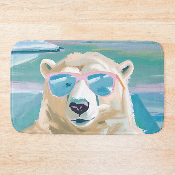 Item preview, HERE ON VACATION | POLAR BEAR designed and sold by MUDUGAMU.