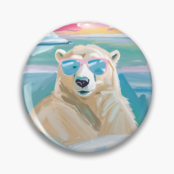 Item preview, HERE ON VACATION | POLAR BEAR designed and sold by MUDUGAMU.