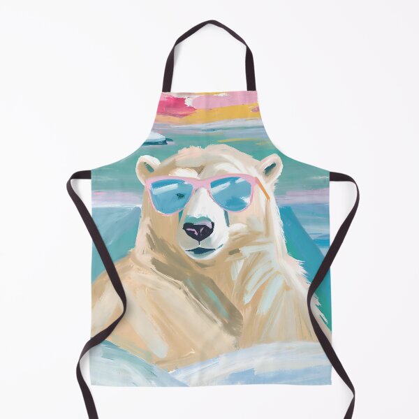 Item preview, HERE ON VACATION | POLAR BEAR designed and sold by MUDUGAMU.