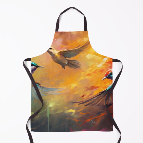 Item preview, Dystopian Hummingbirds in flight designed and sold by GreenInkXpress.