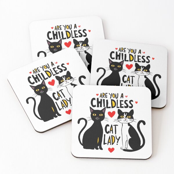 Item preview, CHILDLESS CAT LADY designed and sold by debeteez.