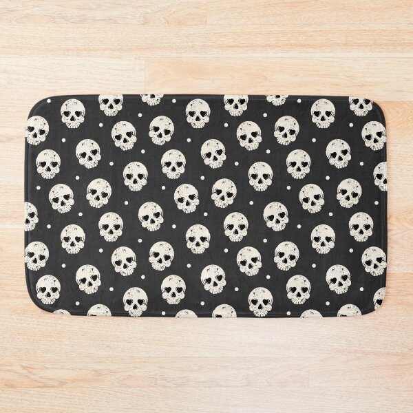 Item preview, Skull Heart Eyes on Dark Grey designed and sold by Guided by Light Art.
