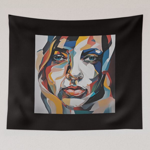 Item preview, Colorful Abstract Portrait designed and sold by Marcin-PL.