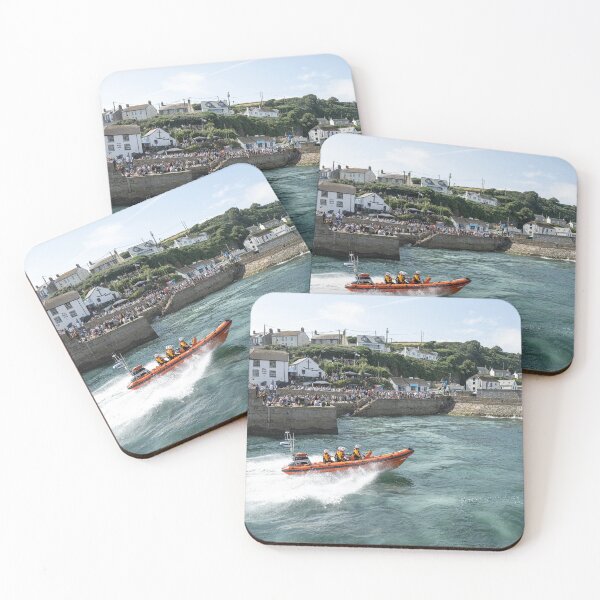 Item preview, Porthleven-Harbour,B-class-Atlantic-lifeboat cornwall designed and sold by kathleenjean.