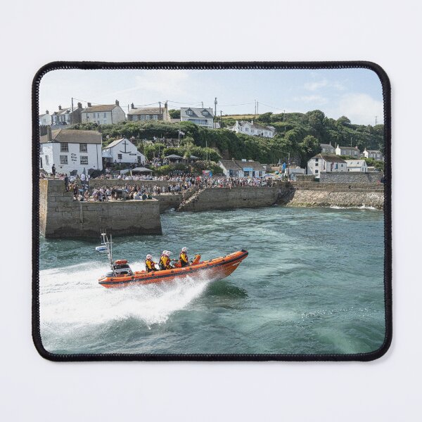 Item preview, Porthleven-Harbour,B-class-Atlantic-lifeboat cornwall designed and sold by kathleenjean.
