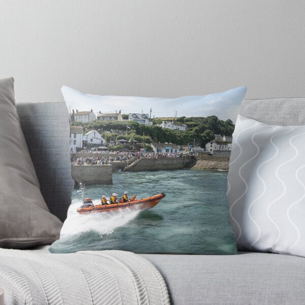 Item preview, Porthleven-Harbour,B-class-Atlantic-lifeboat cornwall designed and sold by kathleenjean.