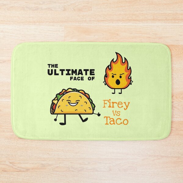 Item preview, BFDI Face of Firey Vs Taco designed and sold by TwinkleMagic.
