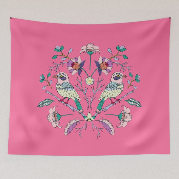 Item preview, Bird Amidst Blooms designed and sold by papierquarell.