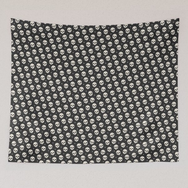 Item preview, Skull Heart Eyes on Dark Grey designed and sold by Guided by Light Art.