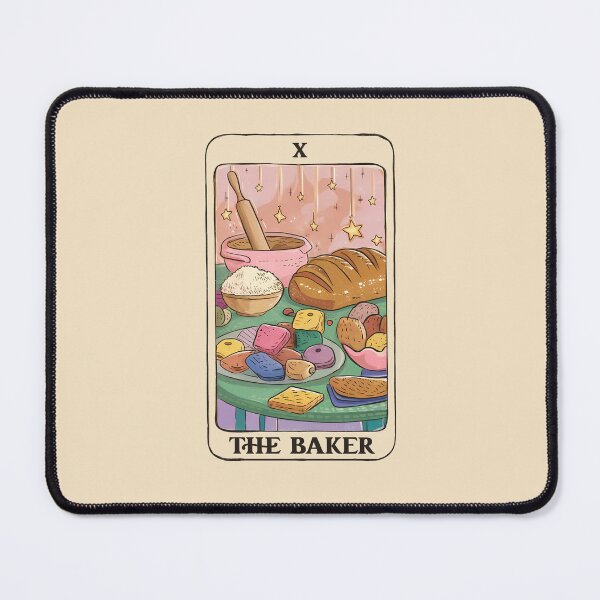 Item preview, The Baker Tarot Card Retro Baking designed and sold by stylesip.