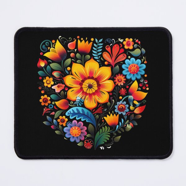 Item preview, Vintage Vibes Flower Folk Art designed and sold by OrganizeMe.