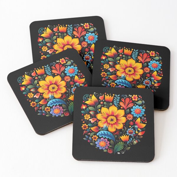 Item preview, Vintage Vibes Flower Folk Art designed and sold by OrganizeMe.