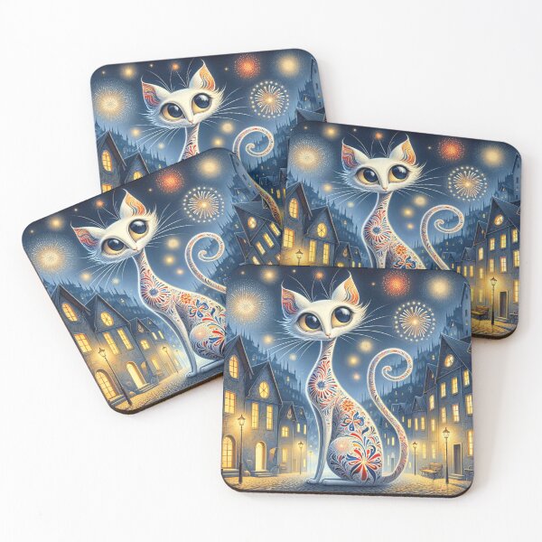 Item preview, Mystical Felines Series Part III - Festive Sentry designed and sold by Margival.