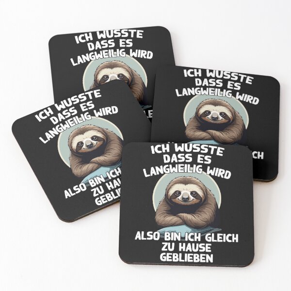 Item preview, Lustiger Faultier Spruch Es Ist Langweilig Der designed and sold by LuminOrb.