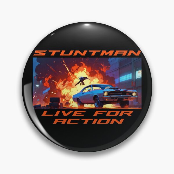 Item preview, Stuntman, live for action designed and sold by FreshArtFusion.
