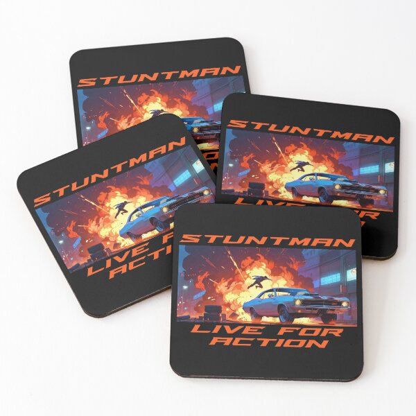 Item preview, Stuntman, live for action designed and sold by FreshArtFusion.
