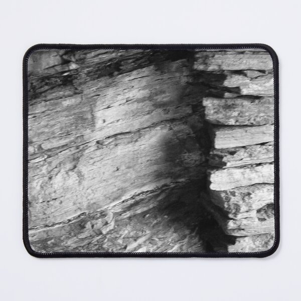 Item preview, Doorway To Fisherman's Hut - Detail of Stonework BW designed and sold by lezvee.