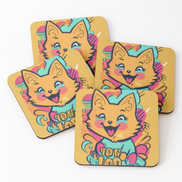 Item preview, Joyful Neon Kitty Delight designed and sold by Rafał Stadnik.