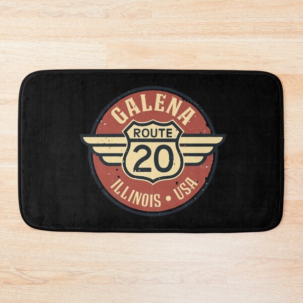 Item preview, Route 20 Retro, Galena Road Trip, Illinois designed and sold by Numbers-Art.