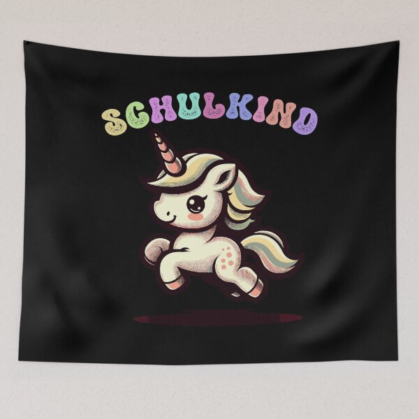 Item preview, Retro Vintage Design Unicorn Motif Back to School designed and sold by LuminOrb.
