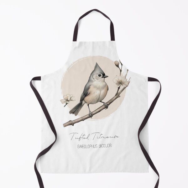 Item preview, Tufted Titmouse, Birds, Baeolophus bicolor, Fluffy Bird, woodland birds designed and sold by lagunaklein.