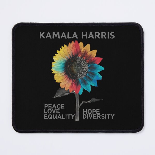 Item preview, Sunflower Kamala Harris Peace Love Equality Hope Diversity , Kamala Harris 2024  Lovers   designed and sold by Shopmed01.