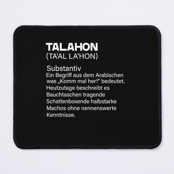 Item preview, Ta'al La'hon Saying Funny Talahon Description designed and sold by LuminOrb.