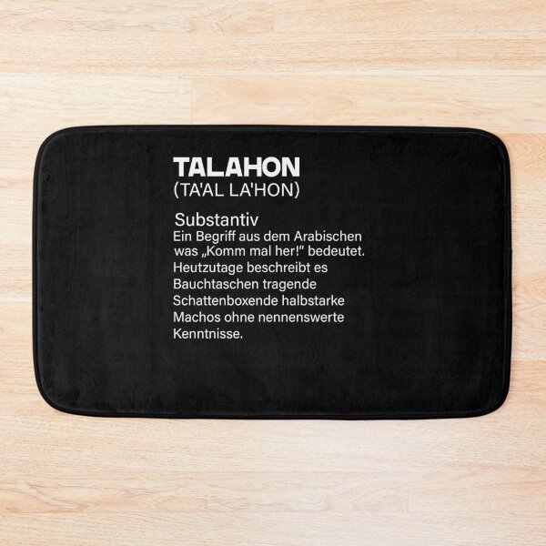 Item preview, Ta'al La'hon Saying Funny Talahon Description designed and sold by LuminOrb.