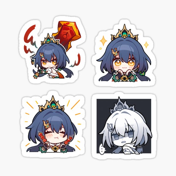 Item preview, Yunli Sticker set Honkai Star Rail designed and sold by Astral Drop.