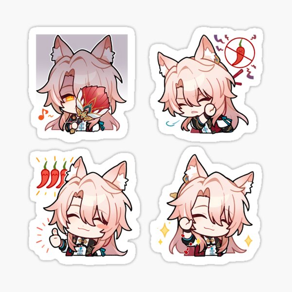 Item preview, Jiaoqiu Sticker set Honkai Star Rail designed and sold by Astral Drop.