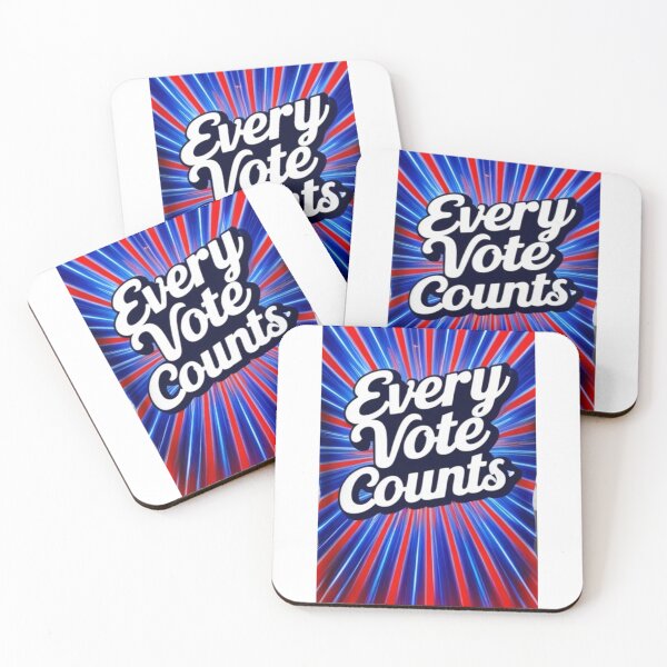 Item preview, Every Vote Counts - Vibrant Election Poster Design designed and sold by merve02shop.