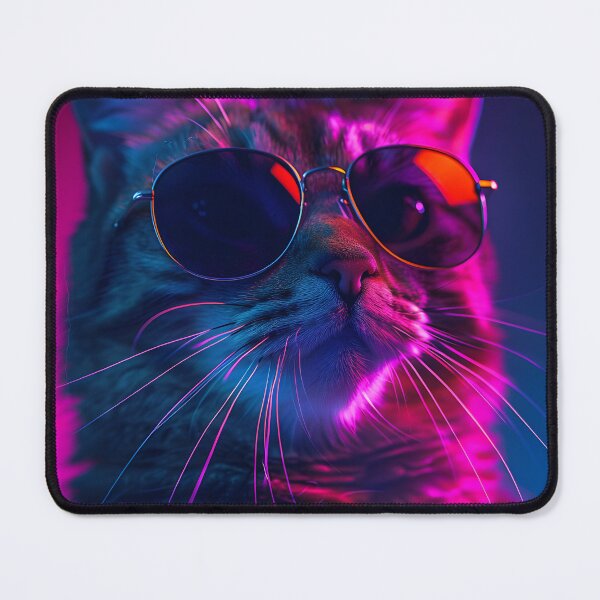 Item preview, Cool Cat with Sunglasses at Night designed and sold by WeRPurrfection.