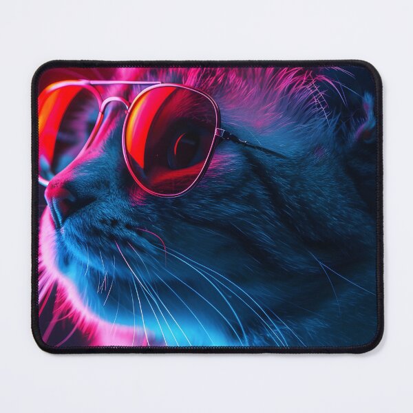 Item preview, Cool Cat with Sunglasses at Night designed and sold by WeRPurrfection.