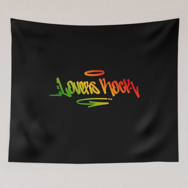 Item preview, Lovers Rock Graffiti Tag Style Rasta Colors Reggae designed and sold by rastauniversity.
