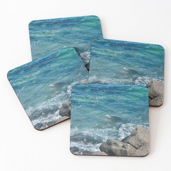 Item preview, Blue ocean summer waves designed and sold by LucyWDesign123.