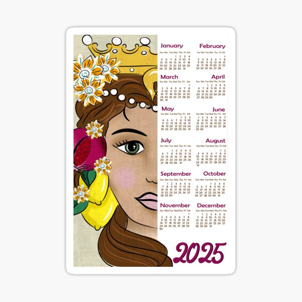Item preview, Testa di Moro: Sicilian princess calendar 2025 designed and sold by PerlaDesignArt.