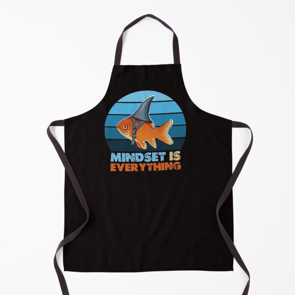 Item preview, Mindset is Everything Goldfish Shark Funny Motivational Big Fish Motivational designed and sold by Logiamerch.