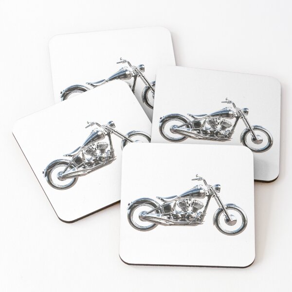Item preview, Chromed Cruised Track Motorcycle 3D designed and sold by Uzi-Design.