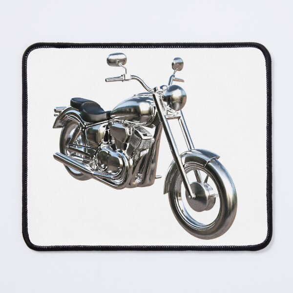 Item preview, Chromed Cruised Track Motorcycle 3D designed and sold by Uzi-Design.