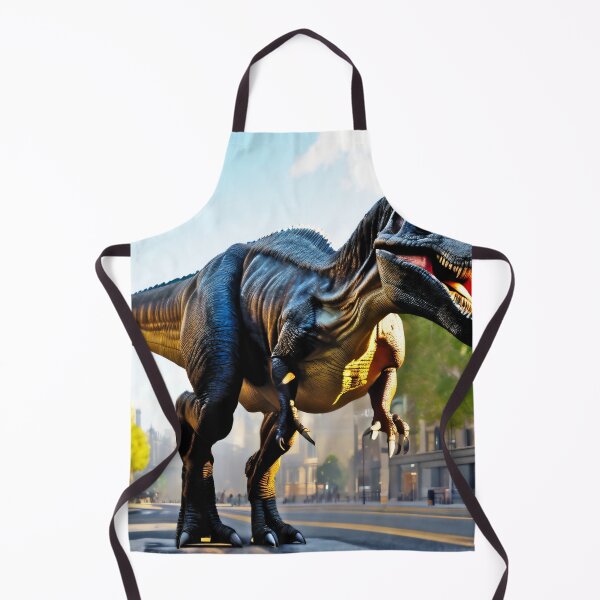 Item preview, T-Rex, Tyrannosaurus Rex in the city designed and sold by Peter Kraaibeek | Generative Designs and Car Art.
