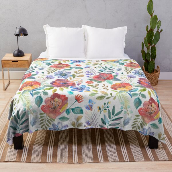 Item preview, Watercolor Floral Pattern designed and sold by 100Sunsets.