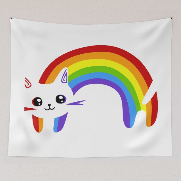 Item preview, Rainbow Cat designed and sold by ByMilagra.