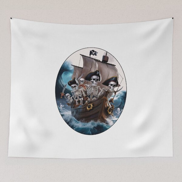 Item preview, Pirate Skeleton Crew designed and sold by deluxedigital1.