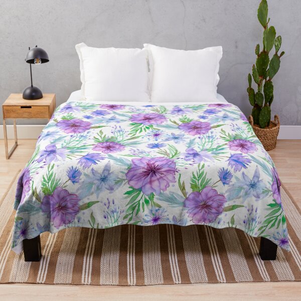 Item preview, Watercolor Floral Pattern designed and sold by 100Sunsets.