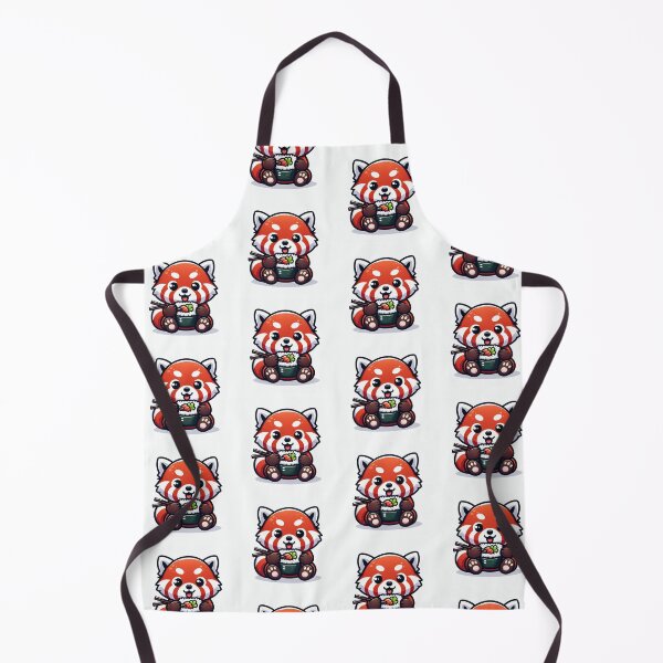 Item preview, Cute Kawaii Red Panda Eating Sushi designed and sold by Brzdacu.